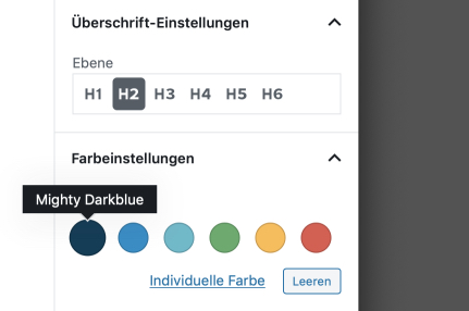  WordPress Farben ändern
