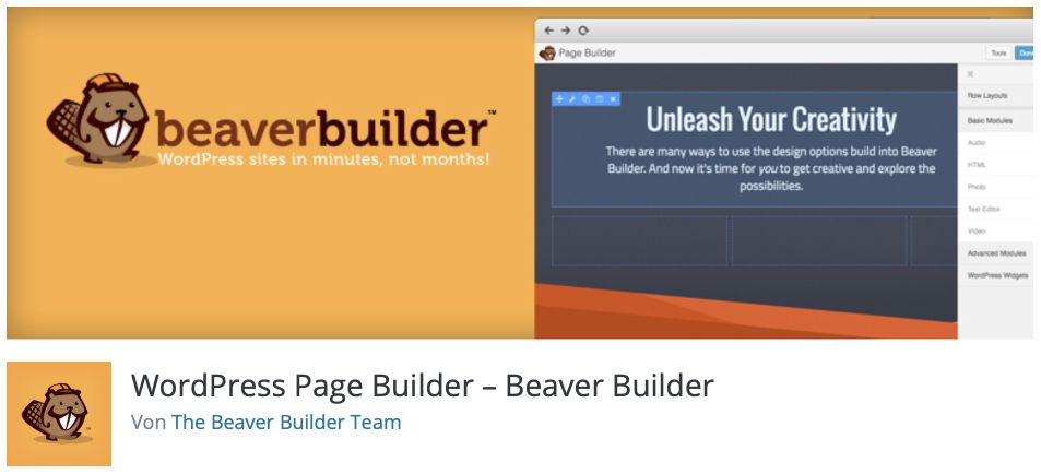 Kostenlose Page Builder Beaver