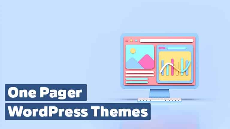 One Pager Themes für WordPress Websites