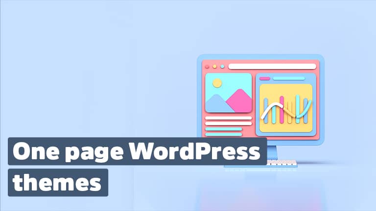 One page themes for WordPress websites