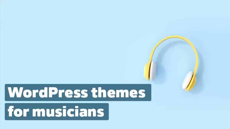 WordPress themes for music and musicians