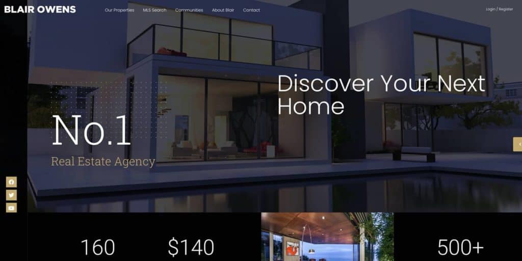 Real Estate 7 is one of the most popular WordPress templates for real estate agents