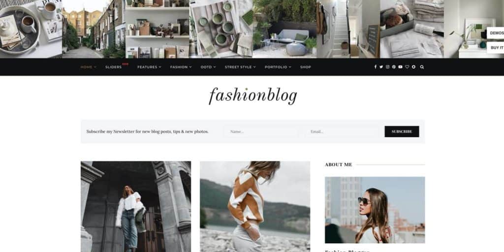 Soledad blogging template