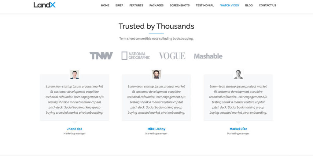 Show trust elements and testimonials